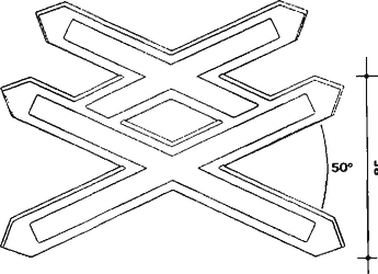 Fig. II 10/b — DOPPIA CROCE DI S. ANDREA