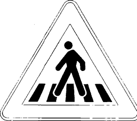 Fig. II 13 — ATTRAVERSAMENTO PEDONALE