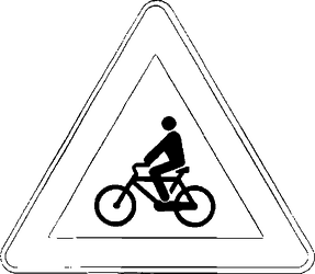 Fig. II 14 — ATTRAVERSAMENTO CICLABILE