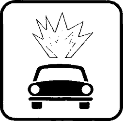 Fig. II 159 — TRASPORTO ESPLOSIVI