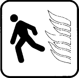 Fig. II 177 — USCITA EMERGENZA