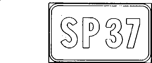 Fig. II 259 — SEGNALE IDENTIFICAZIONE STRADA PROVINCIALE