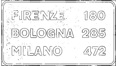 Fig. II 285 — SEGNALE DI CONFERMA AUTOSTRADALE