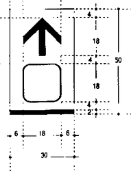 Fig. II 287 — SEGNALE DI CONFERMA URBANO