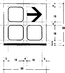 Fig. II 289 — SEGNALE DI CONFERMA URBANO