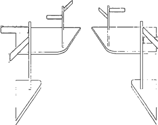 Fig. II 291 — SEGNALE NOME-STRADA APPLICATO IN ANGOLO