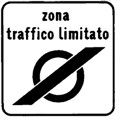 Fig. II 322/b — FINE ZONA A TRAFFICO LIMITATO