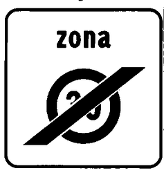 Fig. II 323/b — FINE ZONA A VELOCITÀ LIMITATA