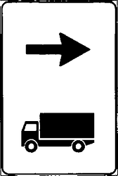 Fig. II 351 — DIREZIONE AUTOCARRI CONSIGLIATA
