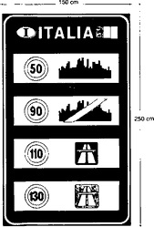 Fig. II 352 — LIMITI DI VELOCITÀ GENERALI