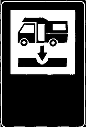 Fig. II 377 — AREA ATTREZZATA CON IMPIANTI DI SCARICO