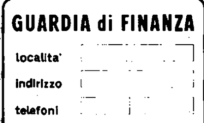 Fig. II 381 — GUARDIA DI FINANZA