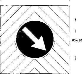 Fig. II 398 — PASSAGGIO OBBLIGATORIO PER VEICOLI OPERATIVI