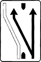 Fig. II 411/c — SEGNALE DI CORSIE CHIUSE