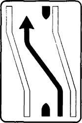 Fig. II 412/a — SEGNALE DI CARREGGIATA CHIUSA