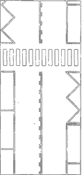 Fig. II 436 — VISIBILITÀ DEGLI ATTRAVERSAMENTI PEDONALI