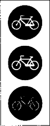 Fig. II 456 — LANTERNE SEMAFORICHE PER VELOCIPEDI