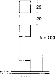 Fig. II 469 — DELINEATORI DI ACCESSO