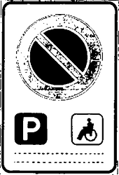 Fig. II 79/a — SOSTA CONSENTITA A PARTICOLARI CATEGORIE