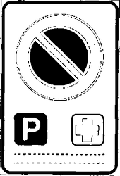 Fig. II 79/b — SOSTA CONSENTITA A PARTICOLARI CATEGORIE
