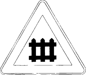 Fig. II 8 — PASSAGGIO A LIVELLO CON BARRIERE