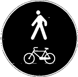 Fig. II 92/b — PERCORSO PEDONALE E CICLABILE