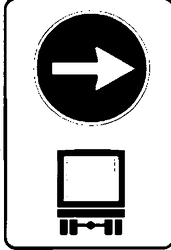Modello II 8/b — ITINERARIO OBBLIGATORIO MERCI PERICOLOSE