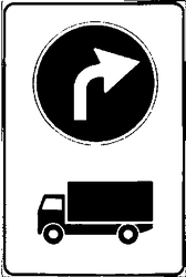 Modello II 8/c — PREAVVISO DEVIAZIONE OBBLIGATORIA AUTOCARRI IN TRANSITO